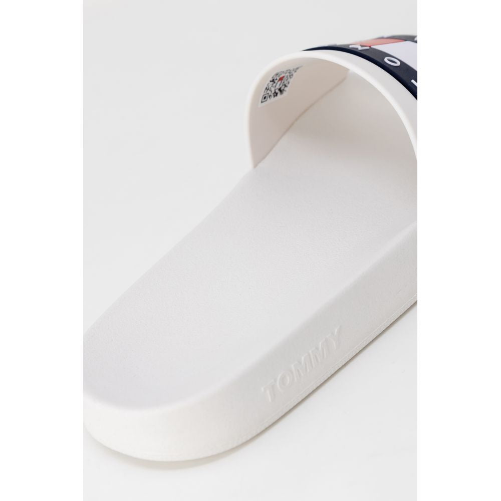 Tommy Hilfiger Jeans White Polyethylene Slipper