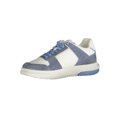 Tommy Hilfiger Light Blue Leather Women Sneakers