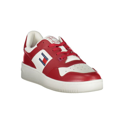 Tommy Hilfiger Pink Leather Men Sneakers