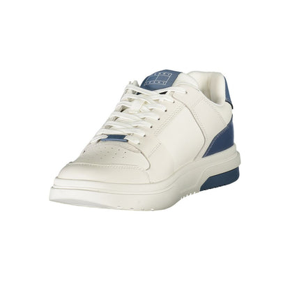 Tommy Hilfiger White Leather Men Sneakers