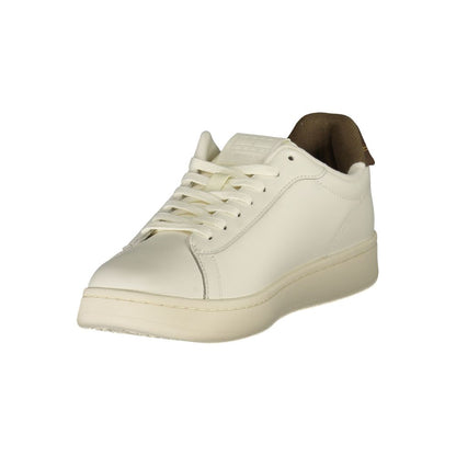 Tommy Hilfiger White Leather Men Sneakers