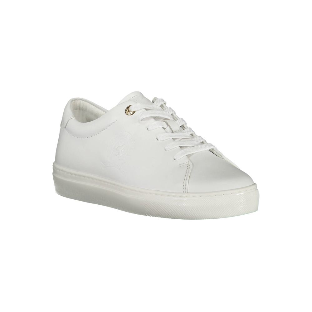 Tommy Hilfiger White Leather Women Sneakers