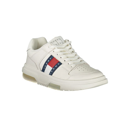 Tommy Hilfiger White Leather Women Sneakers
