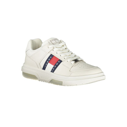 Tommy Hilfiger White Leather Women Sneakers