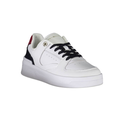 Tommy Hilfiger White Leather Women Sneakers