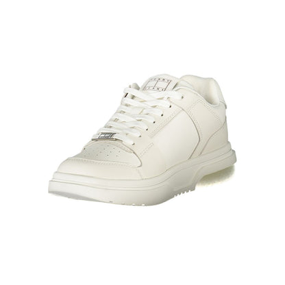 Tommy Hilfiger White Leather Women Sneakers