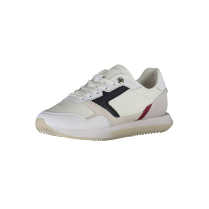 Tommy Hilfiger White Leather Women Sneakers