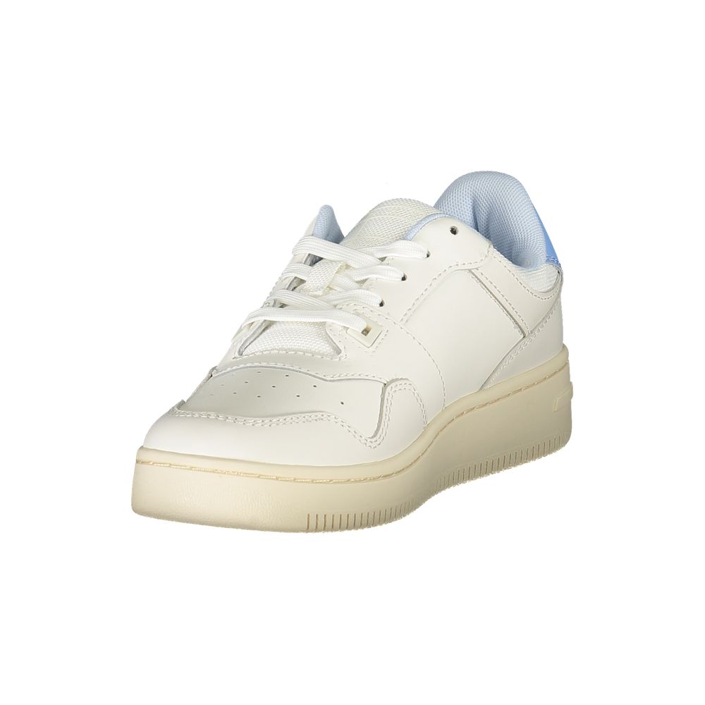 Tommy Hilfiger White Leather Women Sneakers