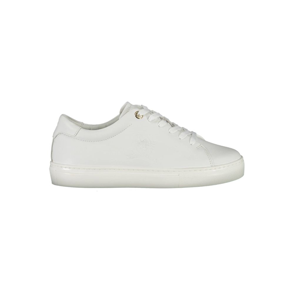 Tommy Hilfiger White Leather Women Sneakers