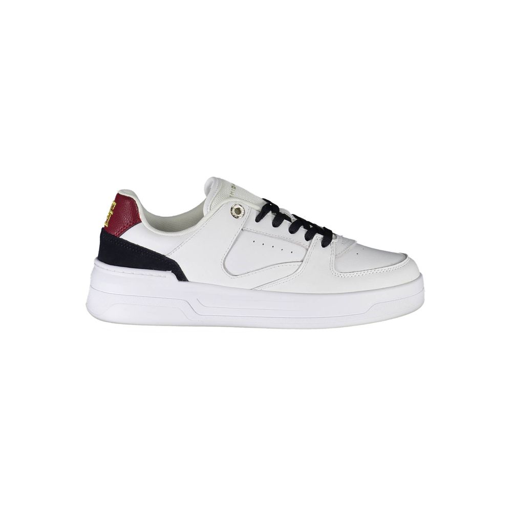 Tommy Hilfiger White Leather Women Sneakers
