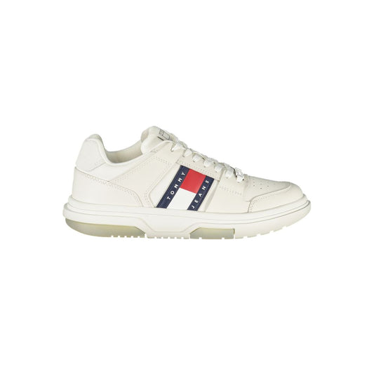 Tommy Hilfiger White Leather Women Sneakers