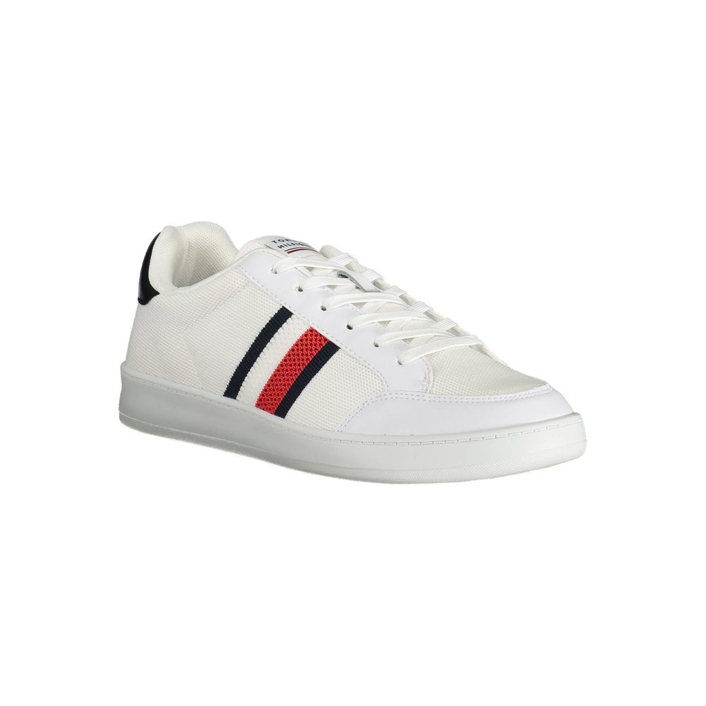 Tommy Hilfiger White Polyester Sneakers