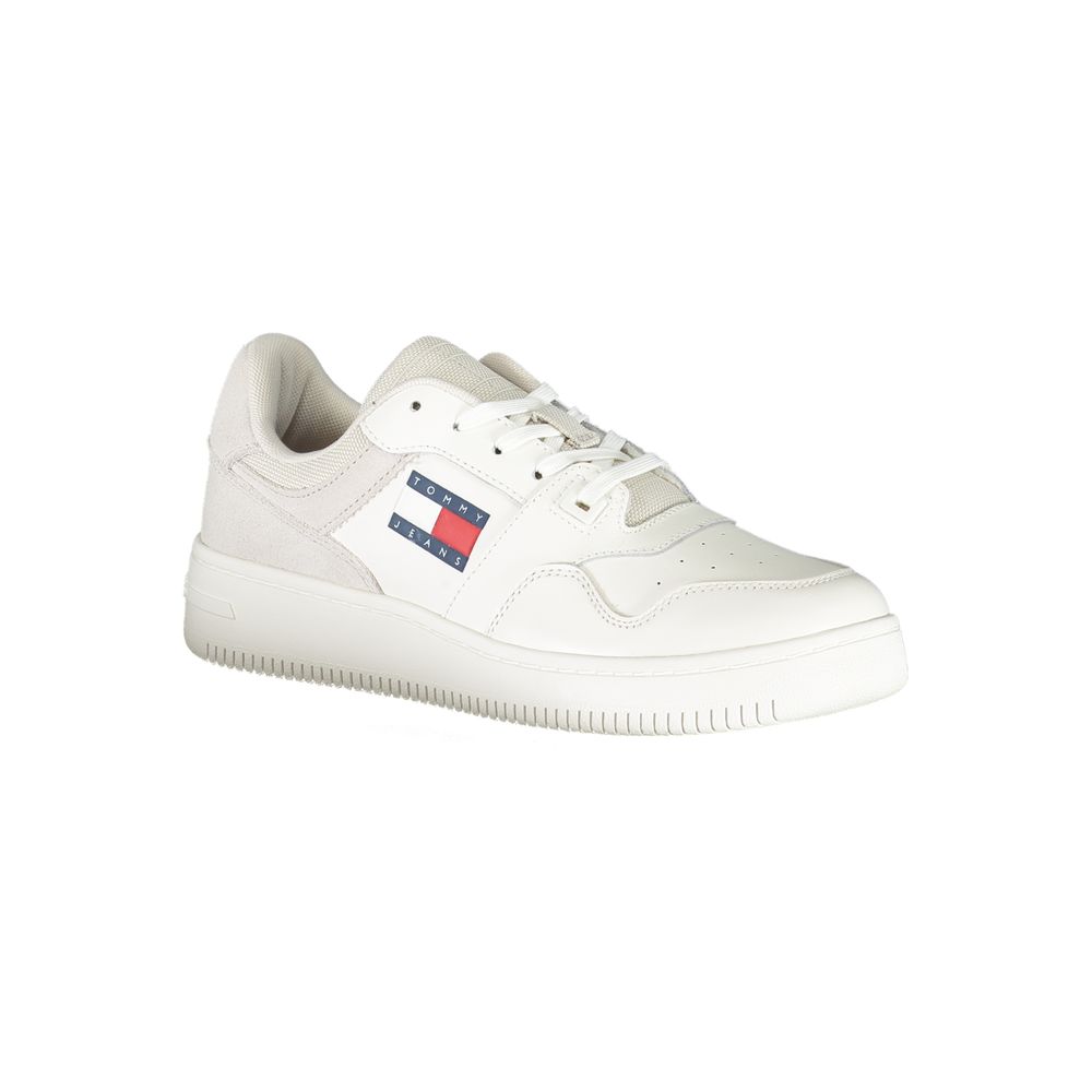 Tommy Hilfiger White Polyester Sneakers