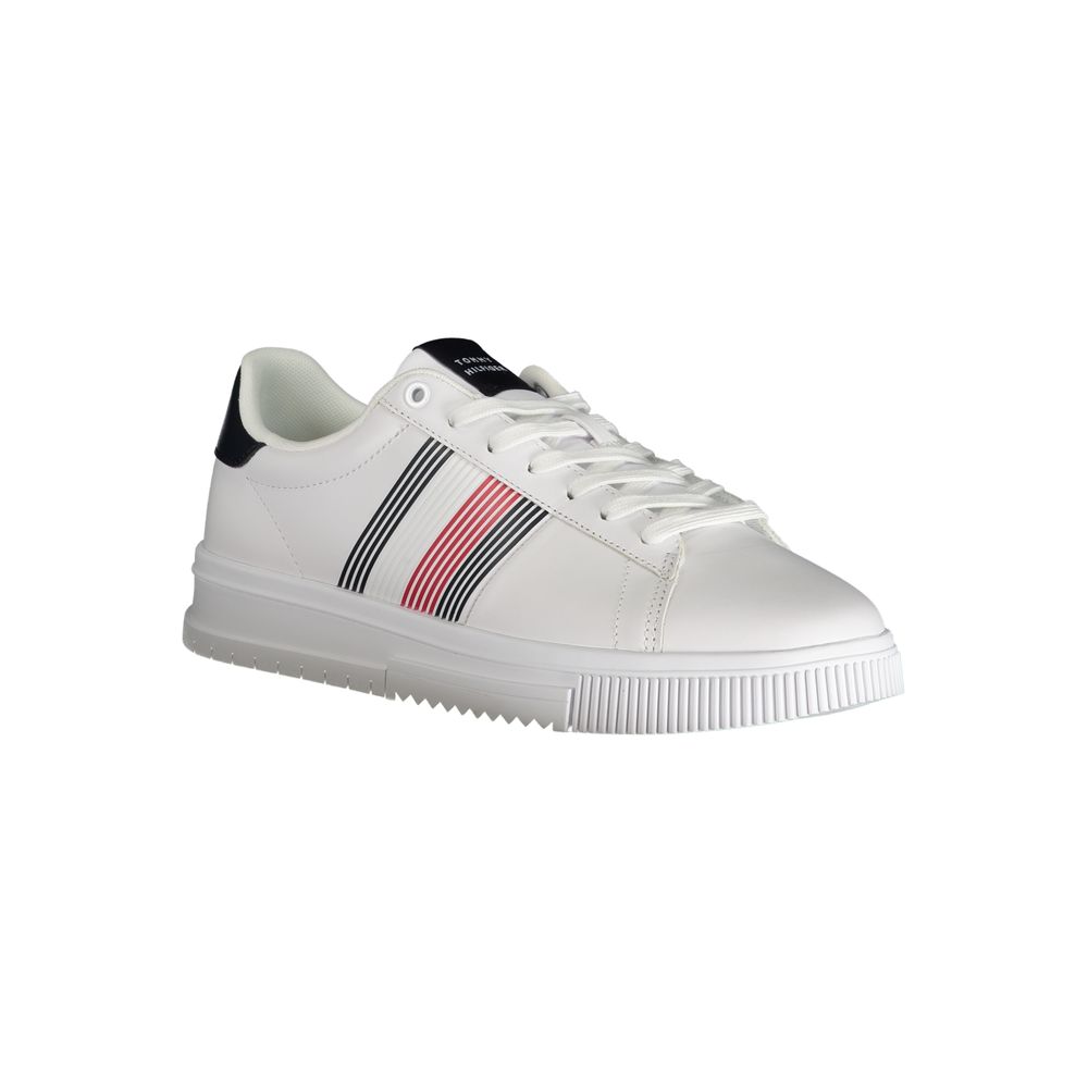 Tommy Hilfiger White Polyester Sneakers