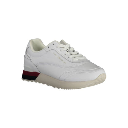 Tommy Hilfiger White Polyester Sneakers