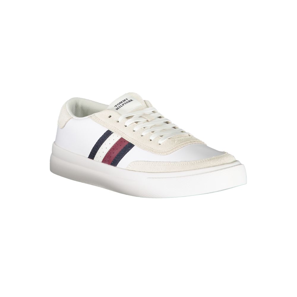 Tommy Hilfiger White Polyester Sneakers