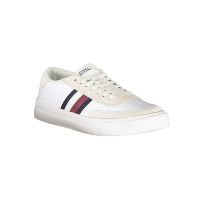 Tommy Hilfiger White Polyester Sneakers