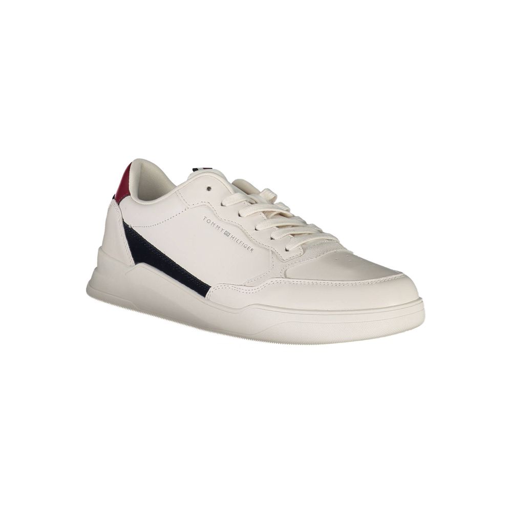 Tommy Hilfiger White Polyester Sneakers
