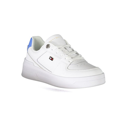 Tommy Hilfiger White Polyester Sneakers