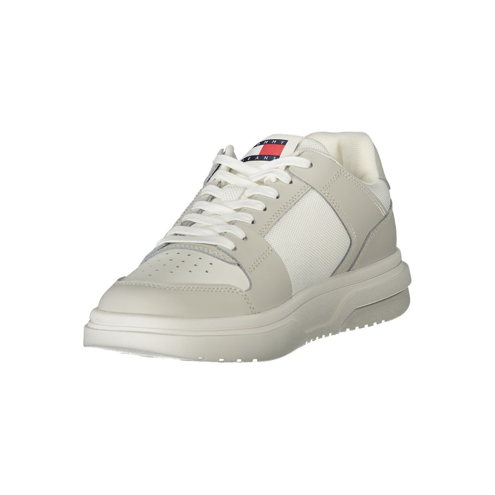 Tommy Hilfiger White Polyester Sneakers
