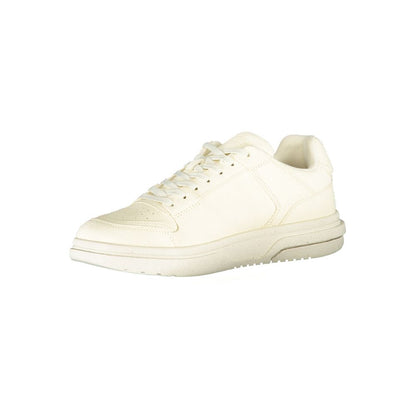 Tommy Hilfiger White Polyester Sneakers