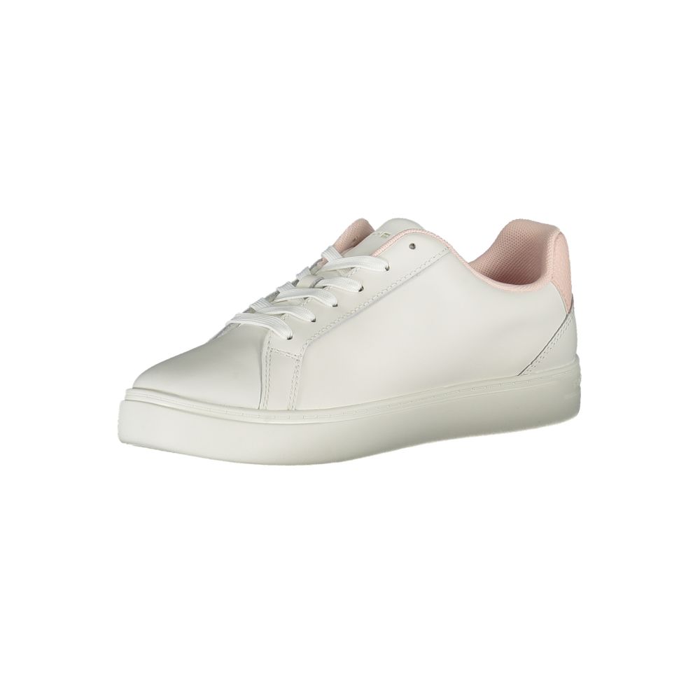 Tommy Hilfiger White Polyester Sneakers