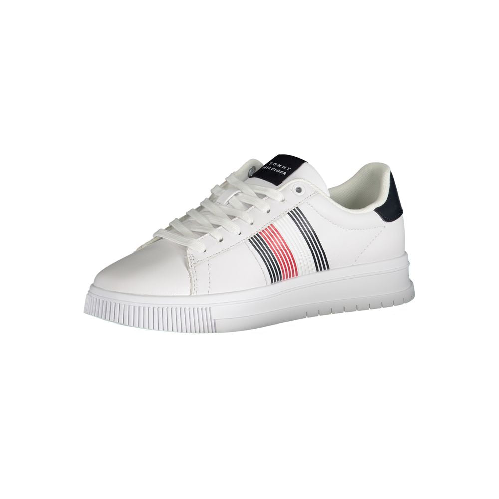 Tommy Hilfiger White Polyester Sneakers