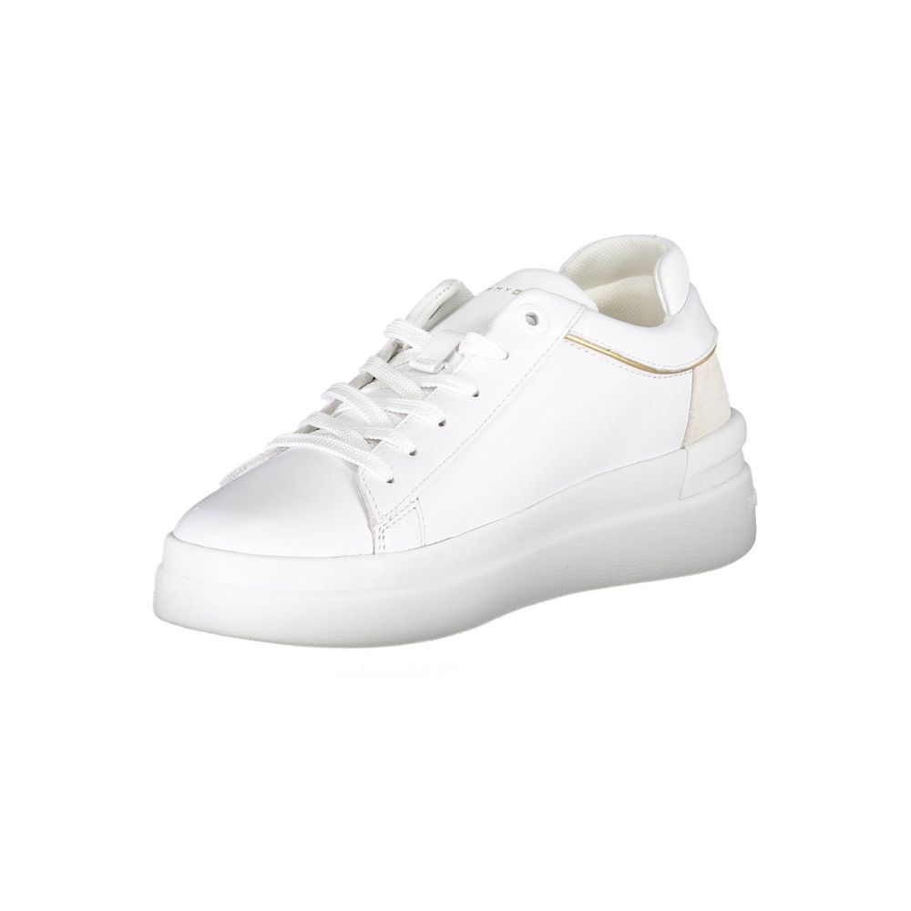 Tommy Hilfiger White Polyester Sneakers