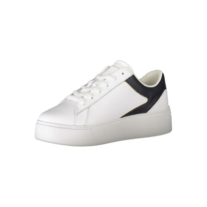 Tommy Hilfiger White Polyester Sneakers