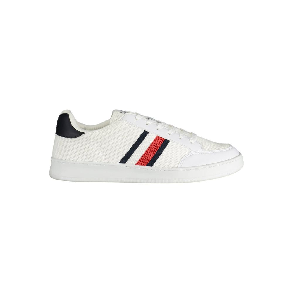 Tommy Hilfiger White Polyester Sneakers