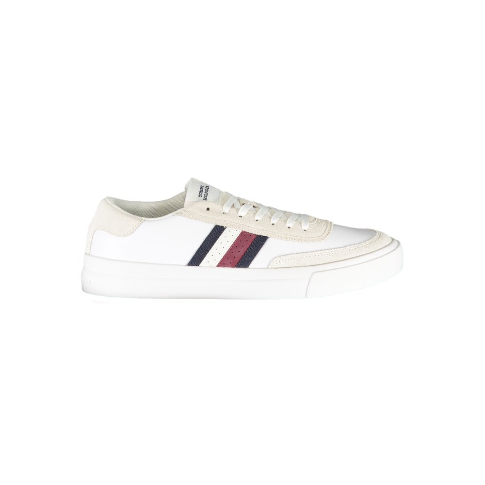 Tommy Hilfiger White Polyester Sneakers