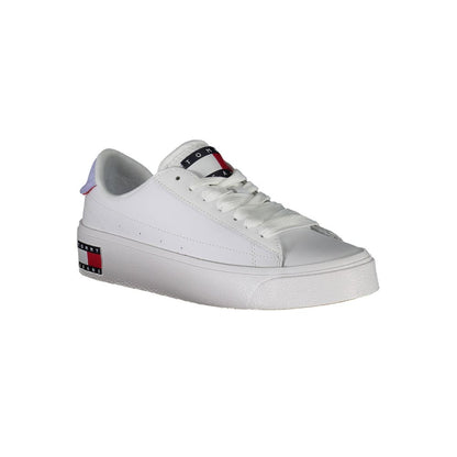 Tommy Hilfiger White Polyester Women Sneakers
