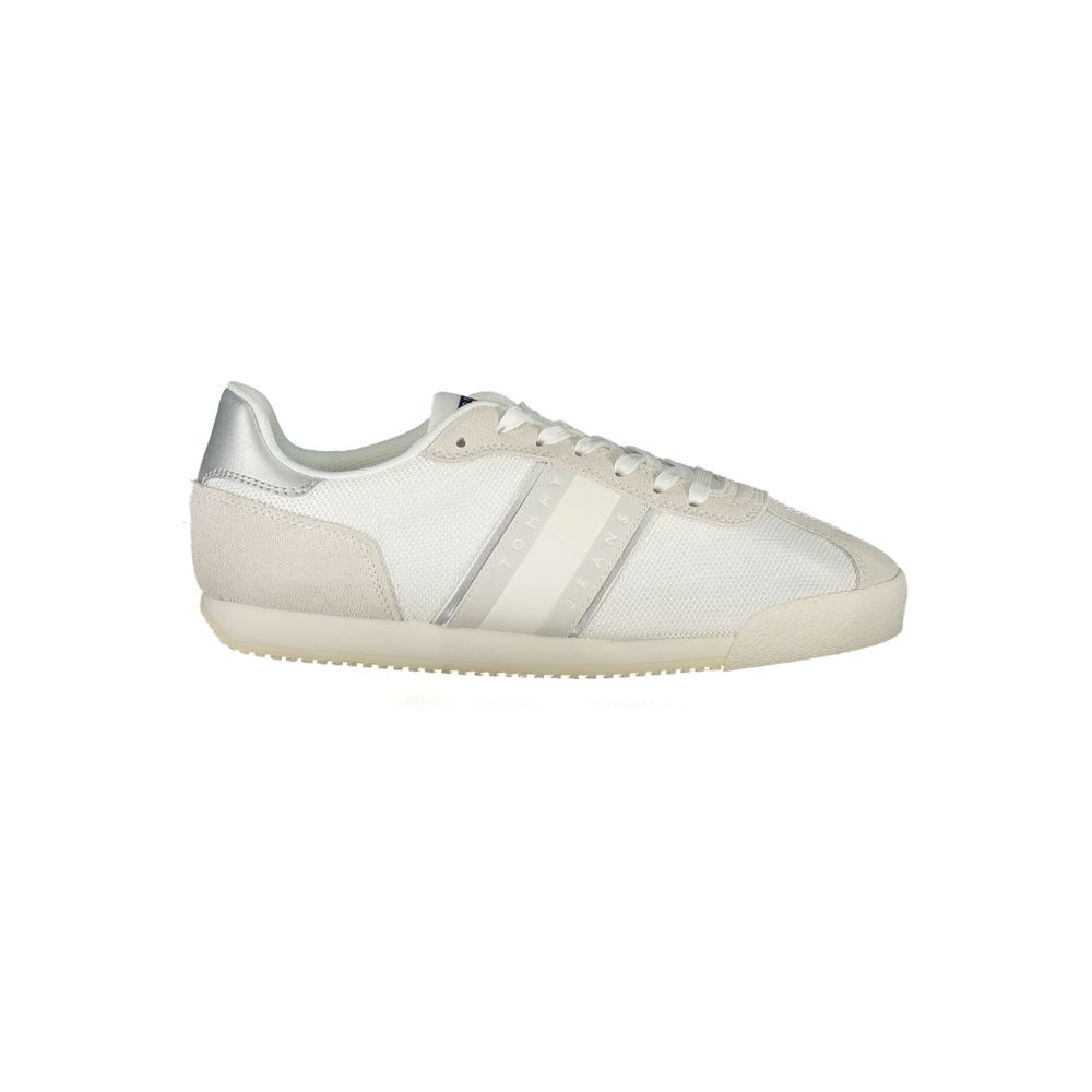 Tommy Hilfiger White Polyester Women Sneakers
