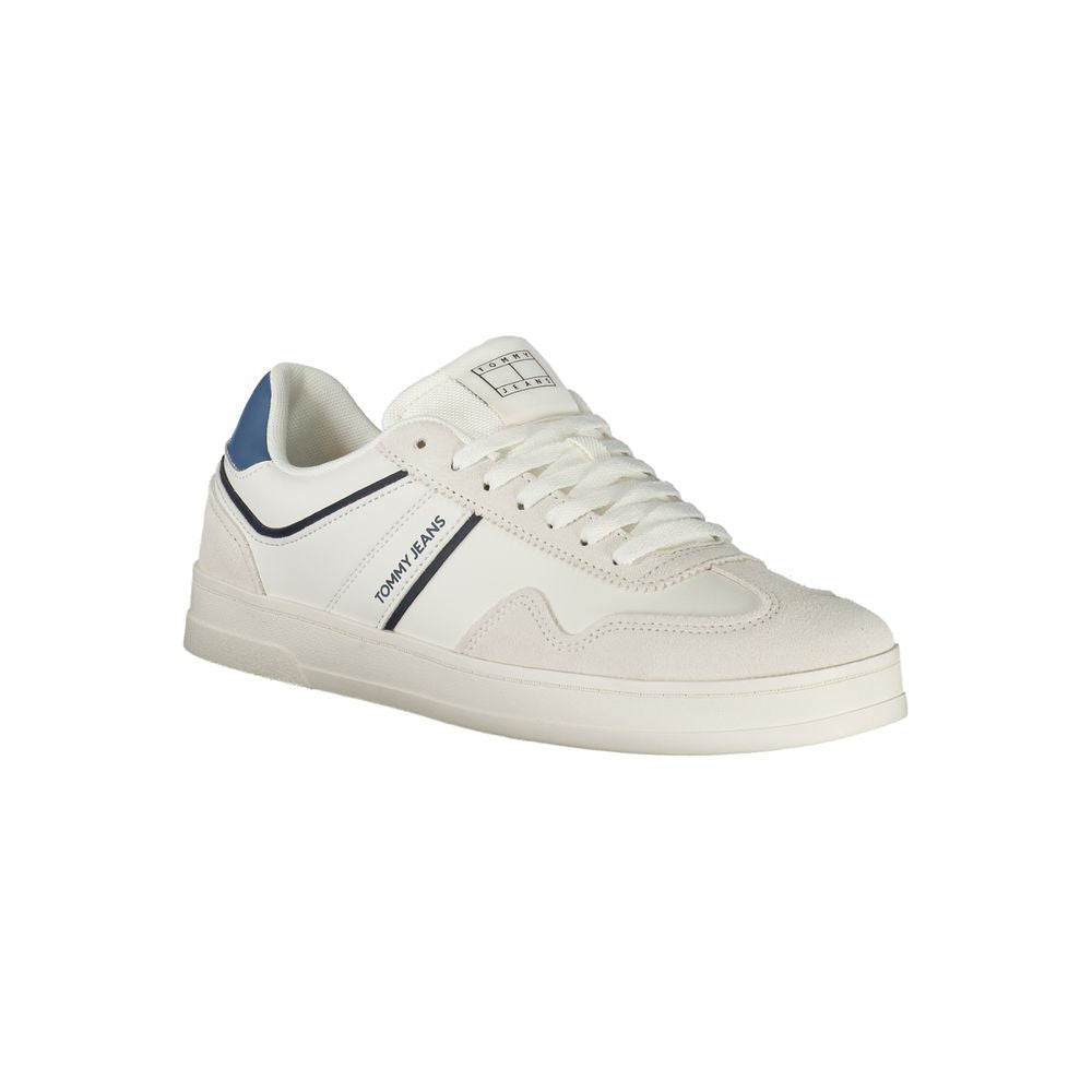 Tommy Hilfiger White Polyethylene Men Sneakers