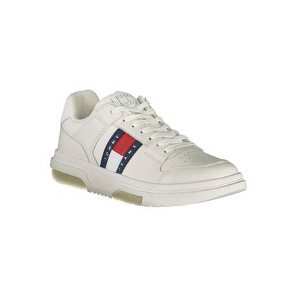 Tommy Hilfiger White Polyethylene Men Sneakers
