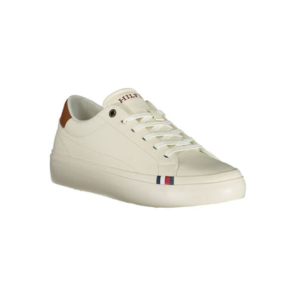 Tommy Hilfiger White Polyethylene Men Sneakers