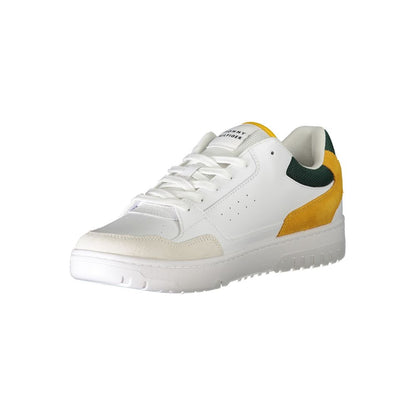 Tommy Hilfiger White Polyethylene Men Sneakers