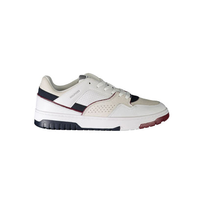 Tommy Hilfiger White Polyethylene Men Sneakers