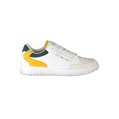 Tommy Hilfiger White Polyethylene Men Sneakers
