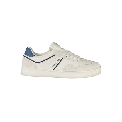 Tommy Hilfiger White Polyethylene Men Sneakers
