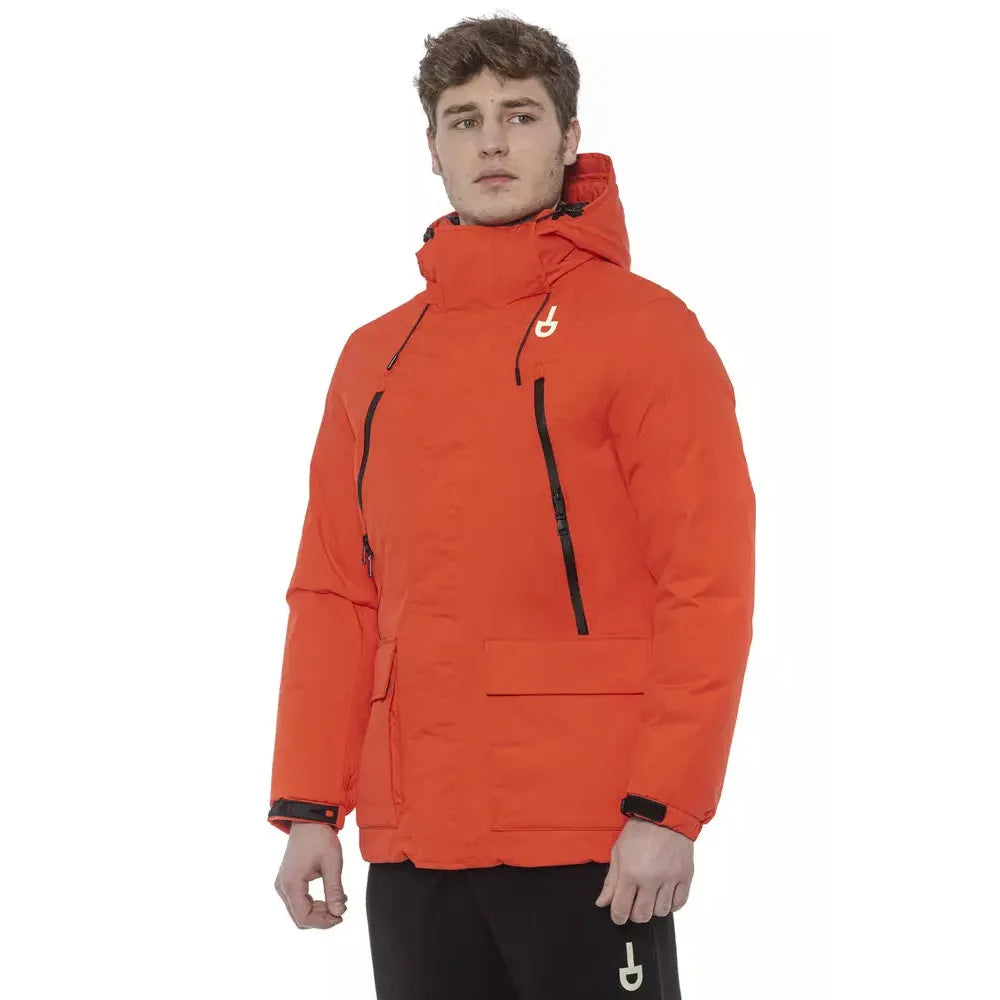 Tond Red Polyester Men's Jacket