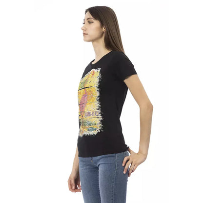 Trussardi Action Black Cotton Women T-Shirt