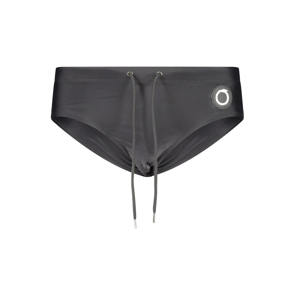 Trussardi Black Elastane Swimwear