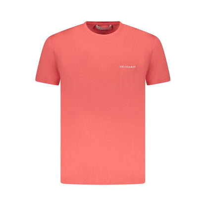 Trussardi Pink Cotton T-Shirt