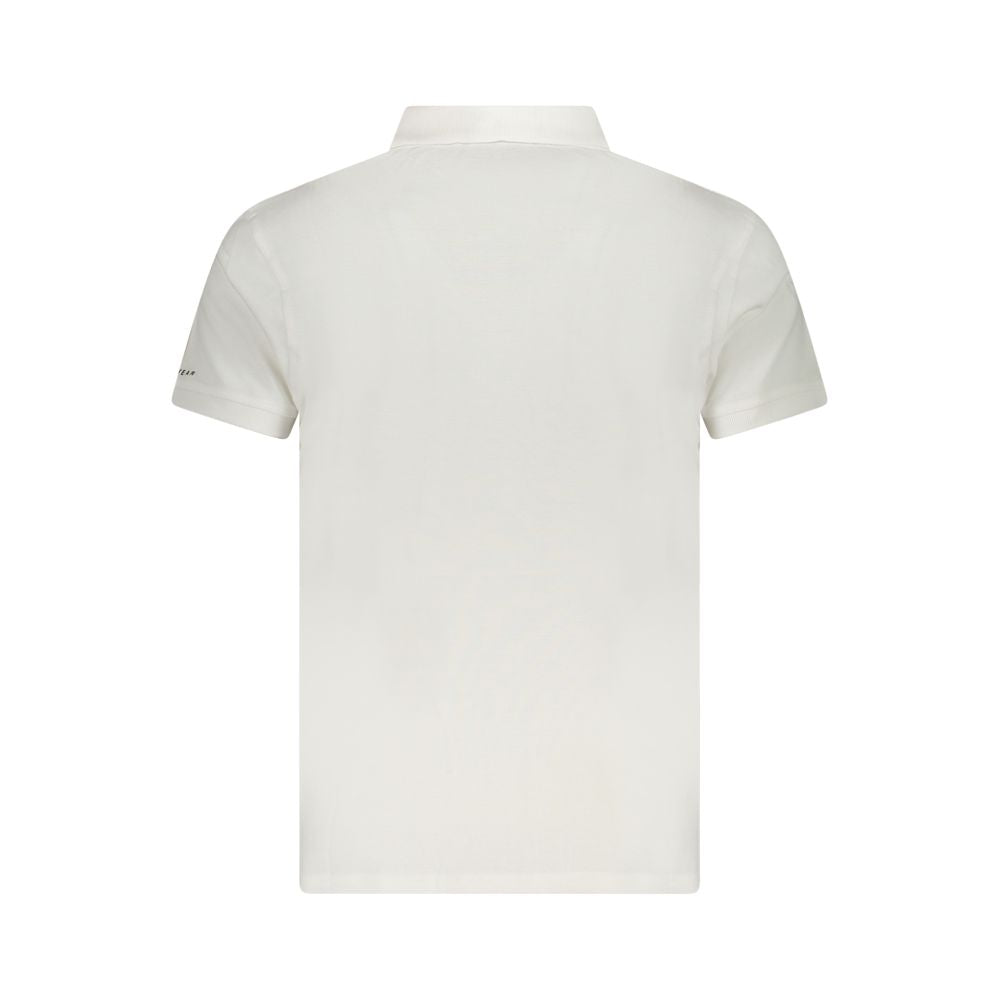 Trussardi White Cotton Polo Shirt