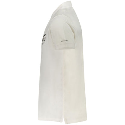 Trussardi White Cotton Polo Shirt