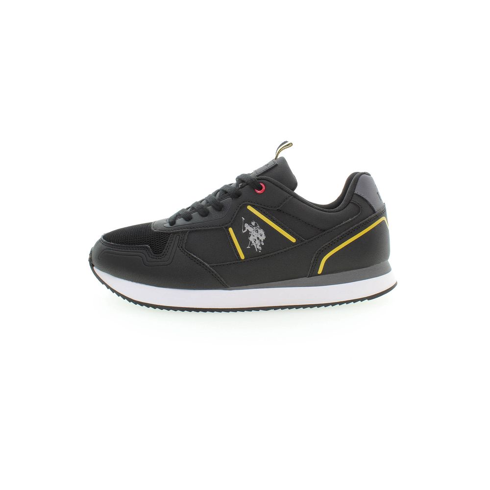 U.S. POLO ASSN. Black Polyester Sneakers