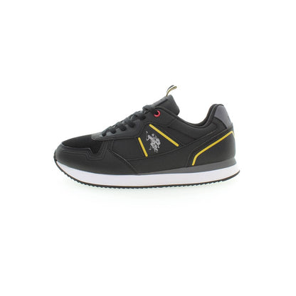 U.S. POLO ASSN. Black Polyester Sneakers