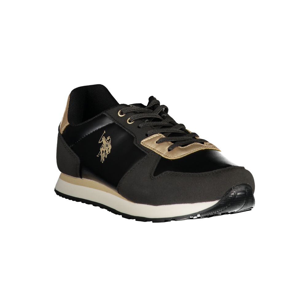 U.S. POLO ASSN. Black Polyester Sneakers
