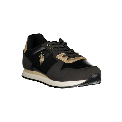 U.S. POLO ASSN. Black Polyester Sneakers